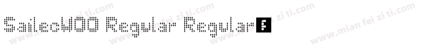 SailecW00 Regular Regular字体转换